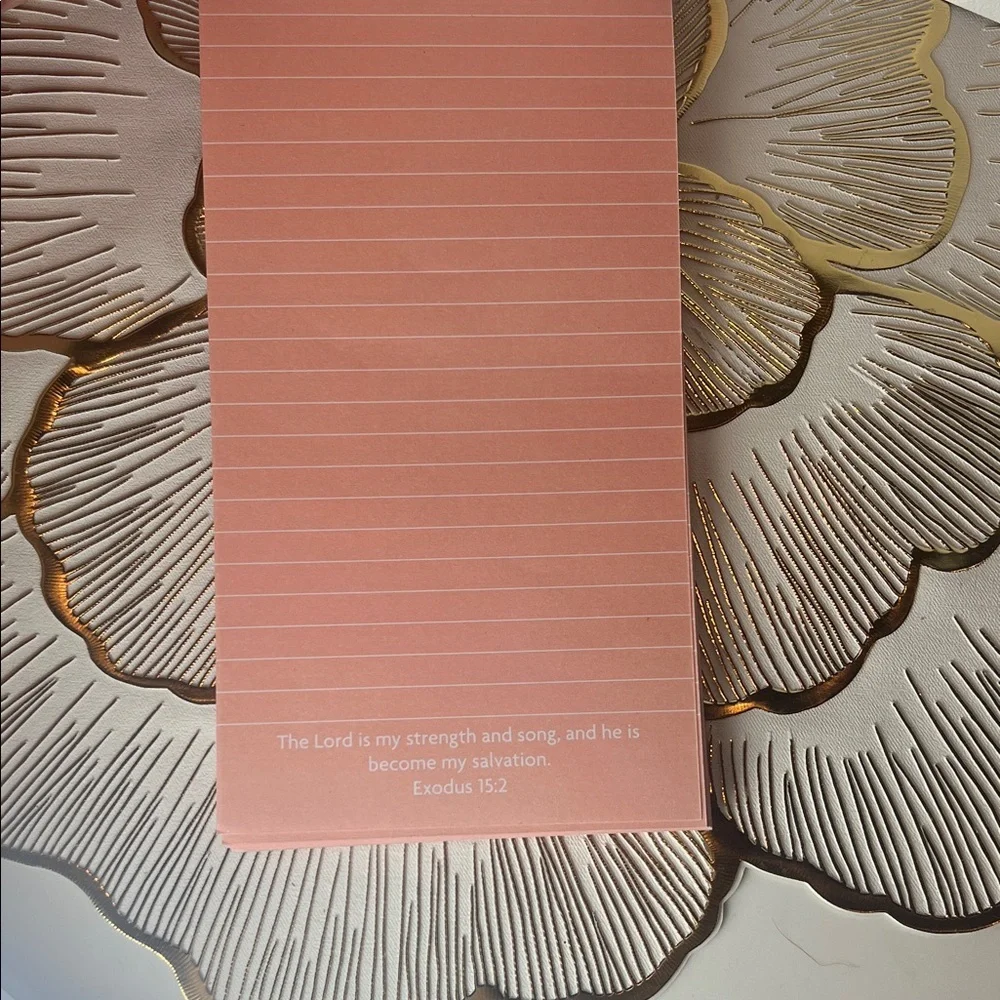 Inspirational Green and Gold Notebook